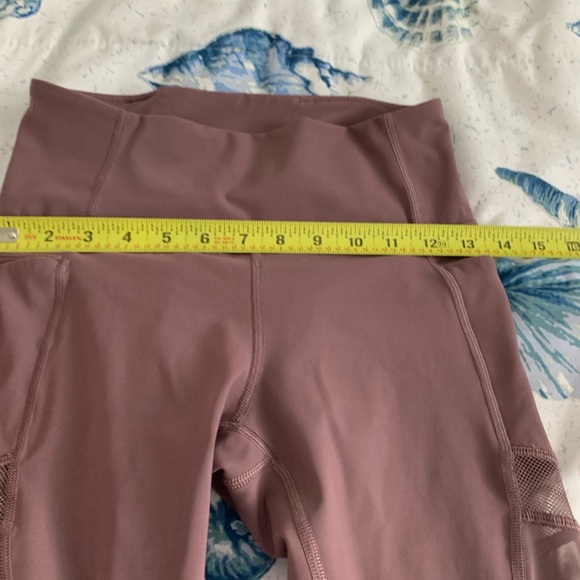 lululemon athletica Mesh high rise Mauve Leggings size 6 - Picture 7 of 8